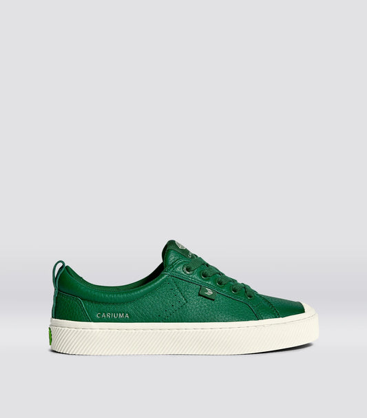 OCA Low Green Premium Leather Sneaker