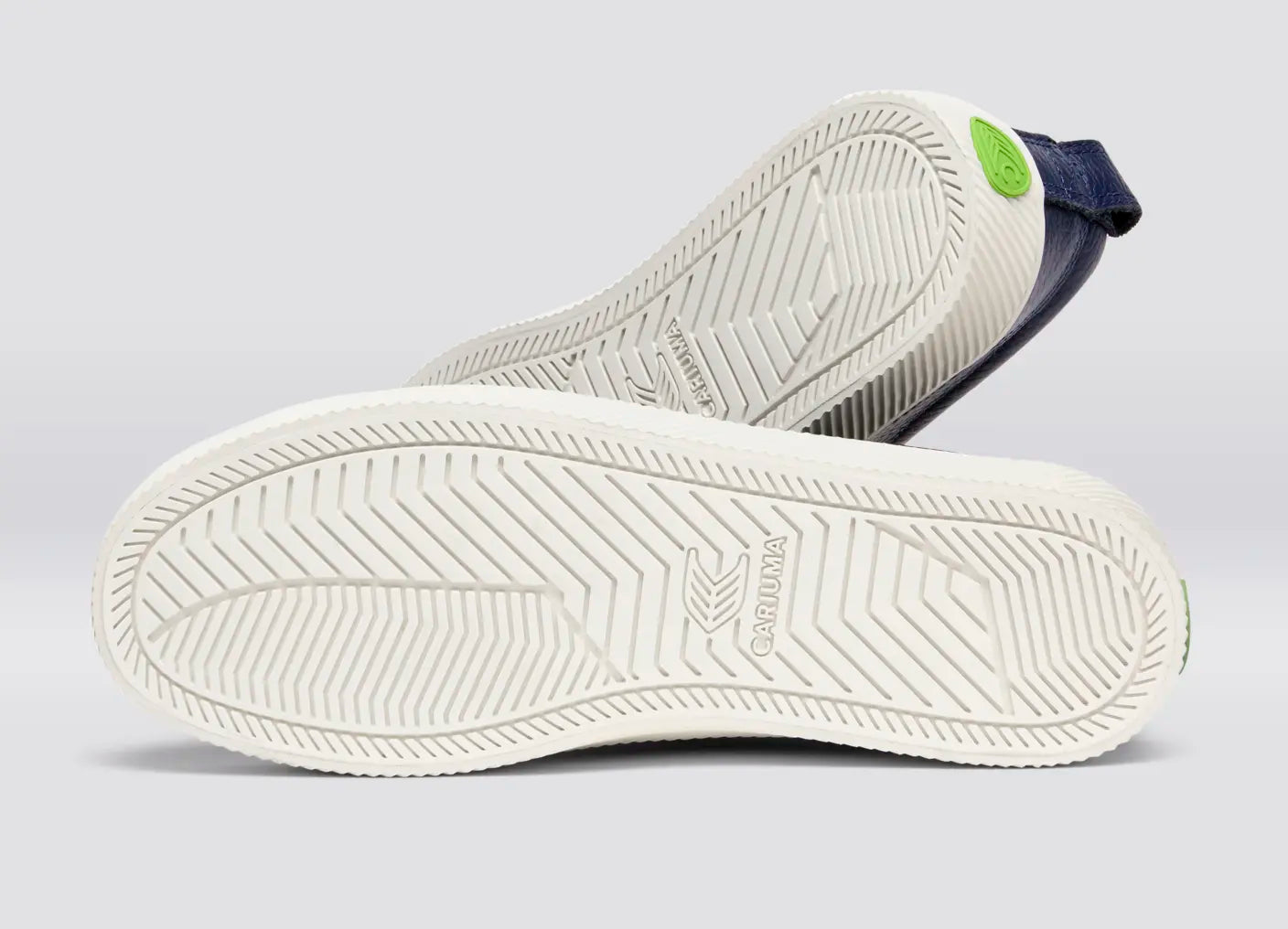 OCA Low Marine Blue Premium Leather Sneaker