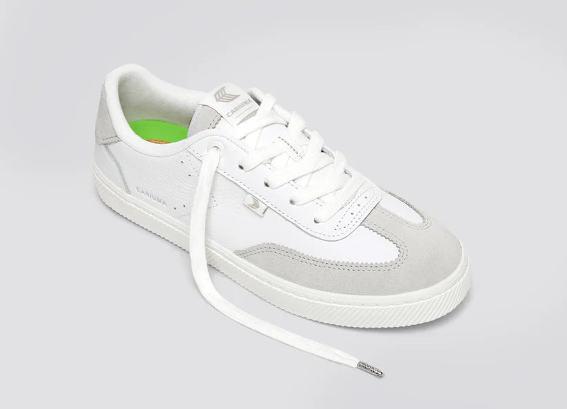 TOCA Off-White Premium Leather Smoke White Suede Sneaker