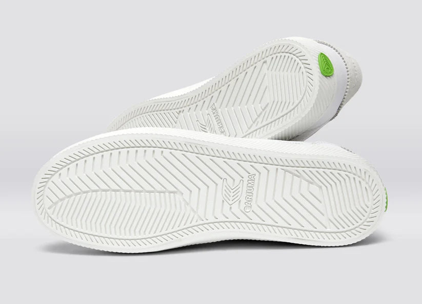 TOCA Off-White Premium Leather Smoke White Suede Sneaker
