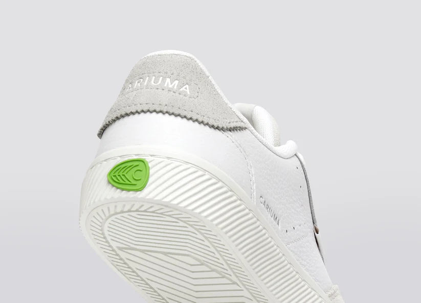 TOCA Off-White Premium Leather Smoke White Suede Sneaker