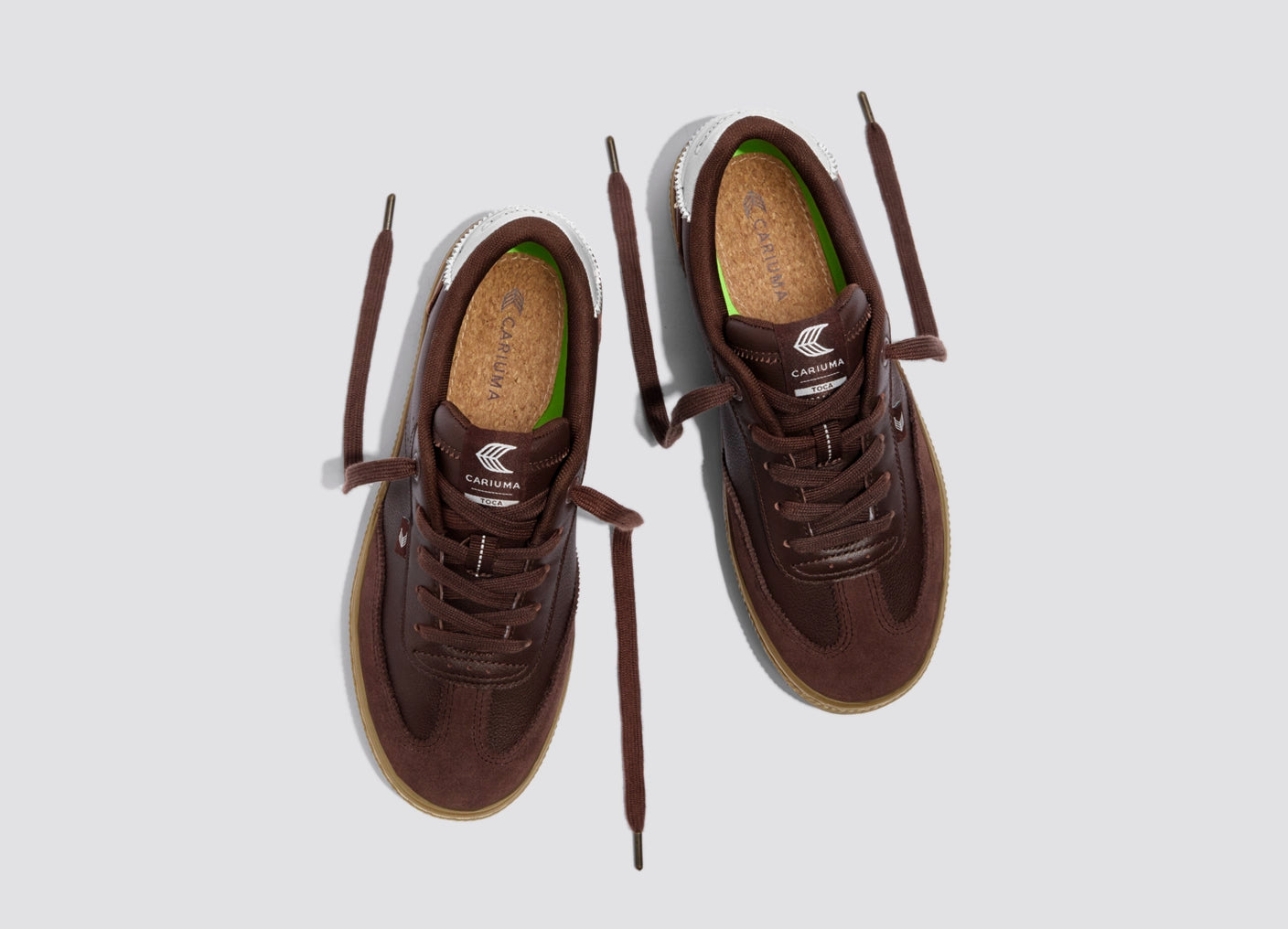 TOCA Coffee Brown Diamond Leather Brown Suede Sneaker