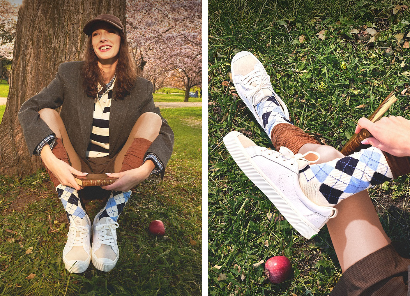 OCA Low White Premium Leather Vintage White Suede Sneaker