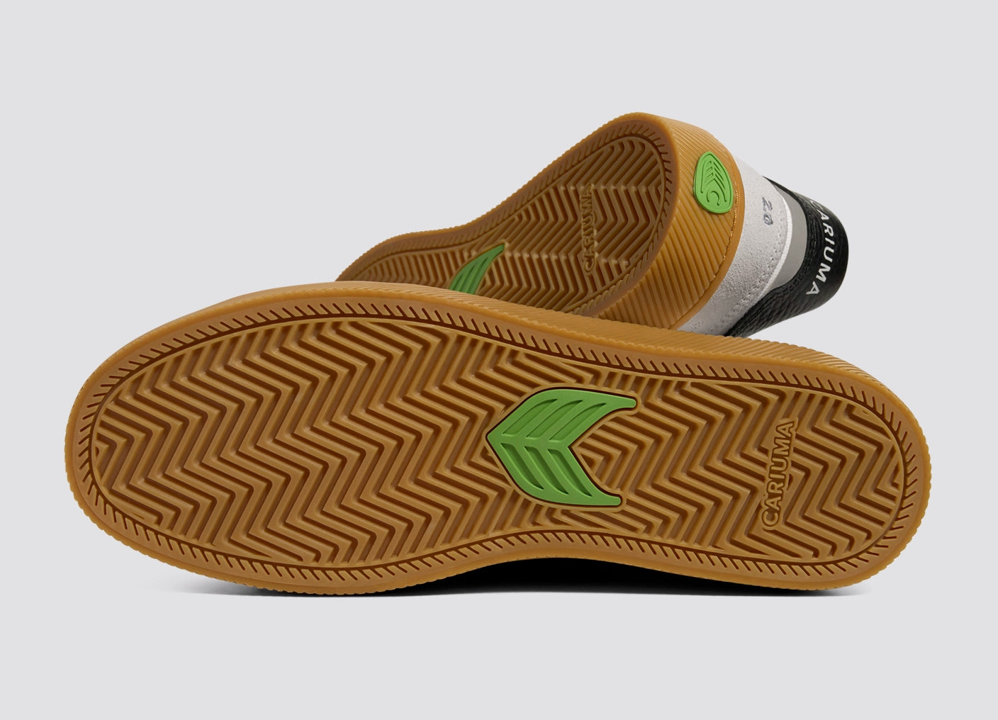 CATIBA PRO 2.0 Gum Off-White Smoke Suede and Black Logo Sneaker