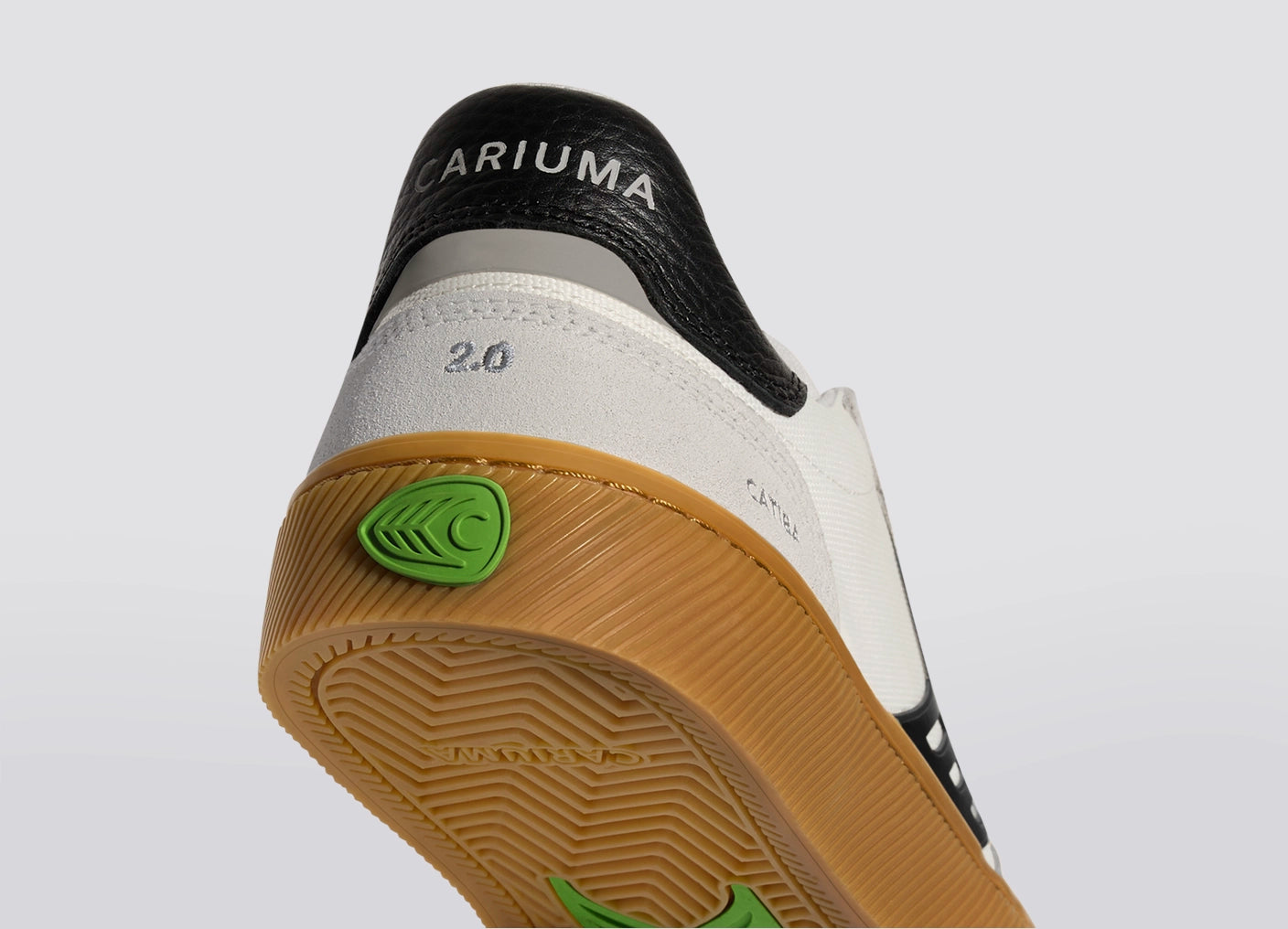CATIBA PRO 2.0 Gum Off-White Smoke Suede and Black Logo Sneaker