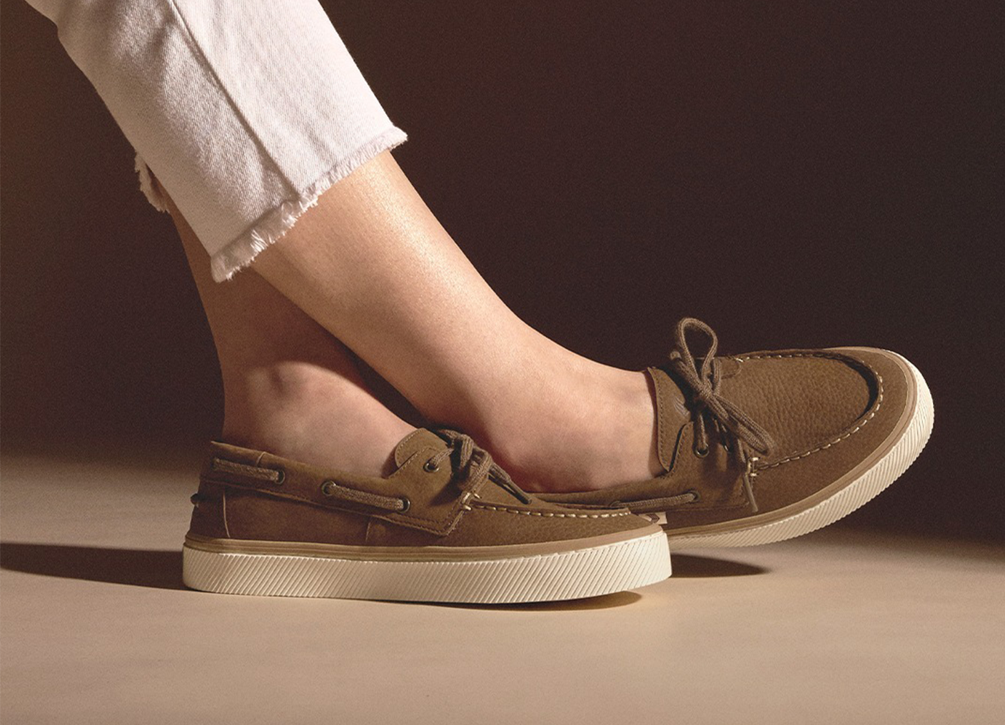 Maré Navy Nubuck Boat Shoe