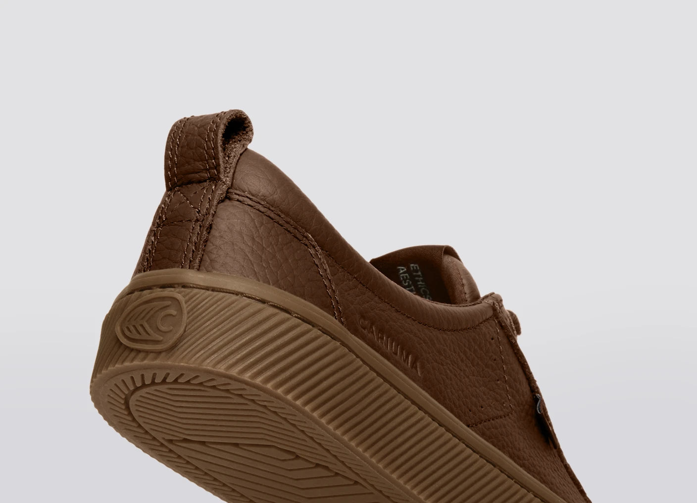 OCA Low Gum Downtown Brown Premium Leather Sneaker