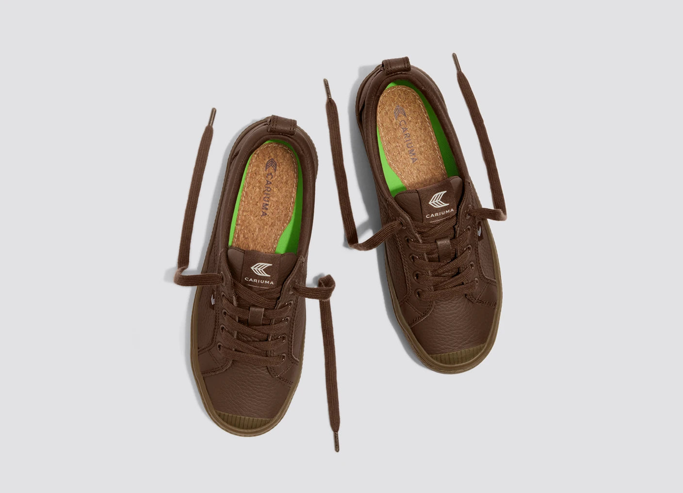 OCA Low Gum Downtown Brown Premium Leather Sneaker