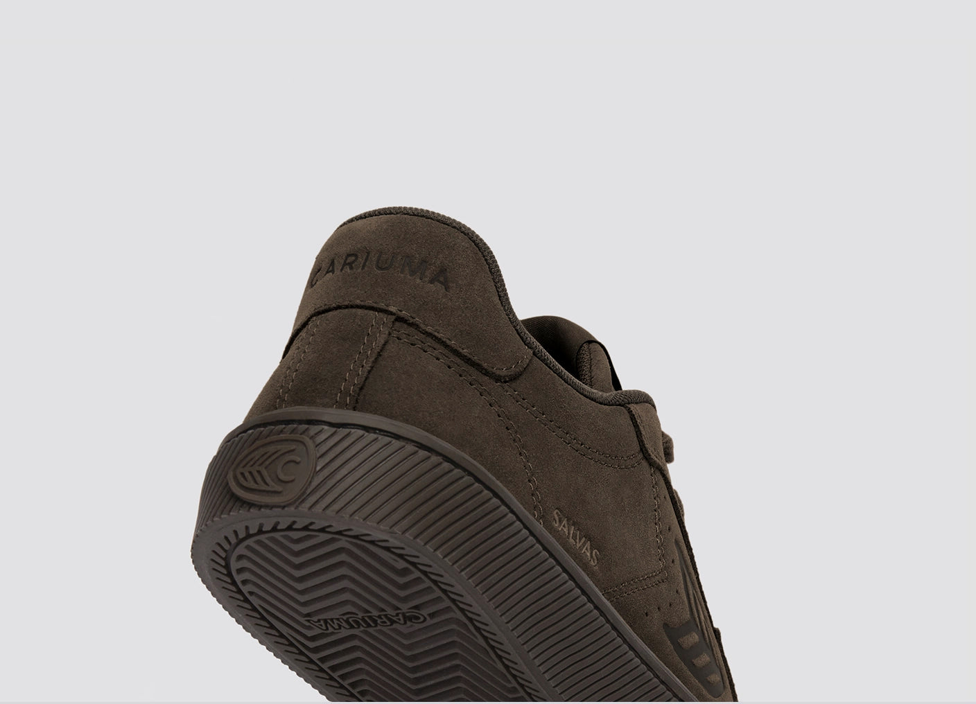 SALVAS All Teak Suede Sneaker