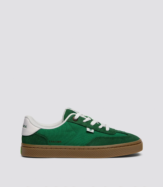 TOCA Green Nylon and Suede Sneaker