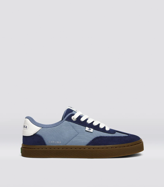 TOCA Teak Mirage Blue Nylon Marine Blue Suede Sneaker