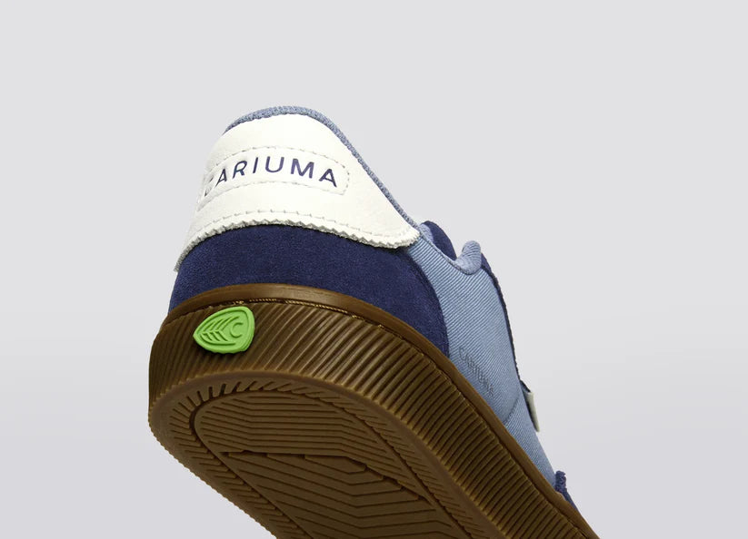 TOCA Teak Mirage Blue Nylon Marine Blue Suede Sneaker