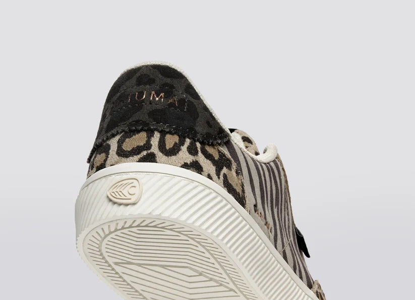 TOCA Zebra Leopard Print Suede Sneaker