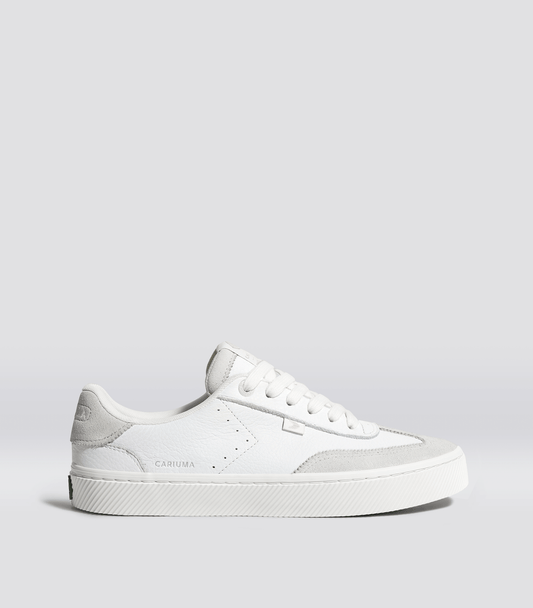 TOCA Off-White Premium Leather Smoke White Suede Sneaker