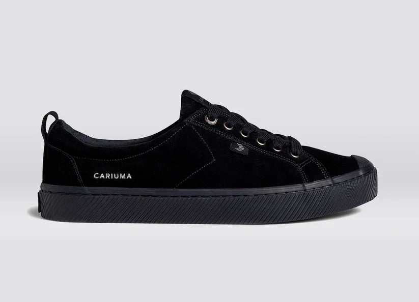OCA Low All Black Suede Sneaker