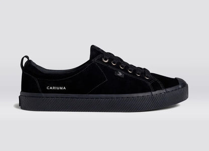 OCA Low All Black Suede Sneaker