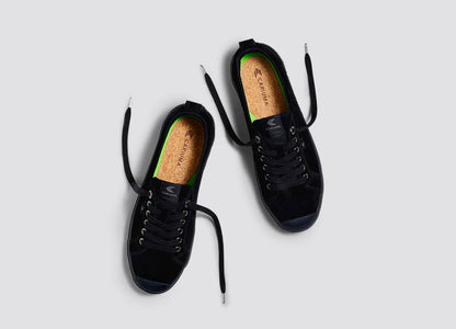 OCA Low All Black Suede Sneaker