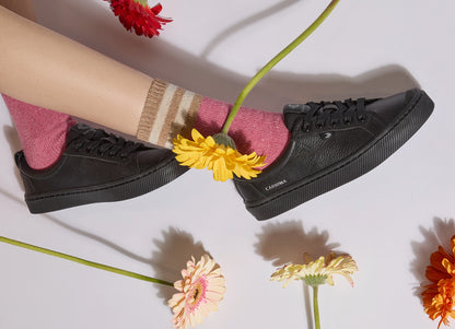 OCA Low Premium Leather Black