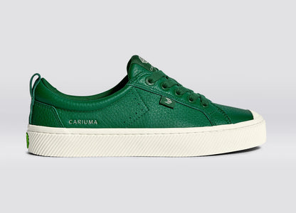 OCA Low Green Premium Leather Sneaker