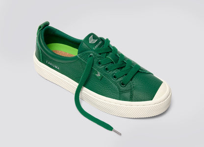 OCA Low Green Premium Leather Sneaker