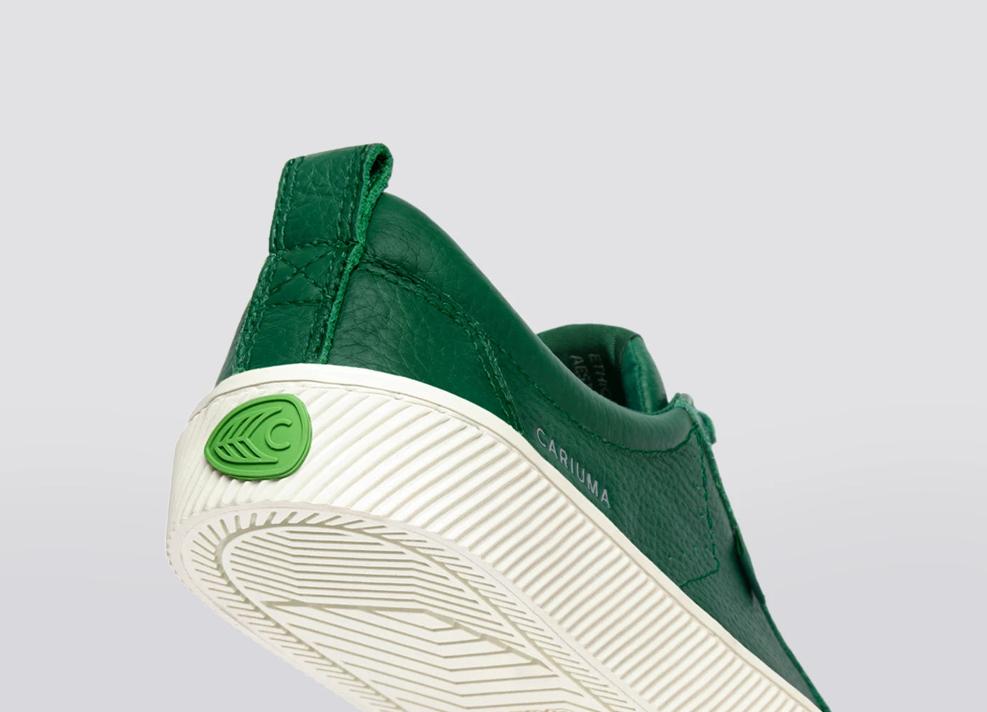 OCA Low Green Premium Leather Sneaker