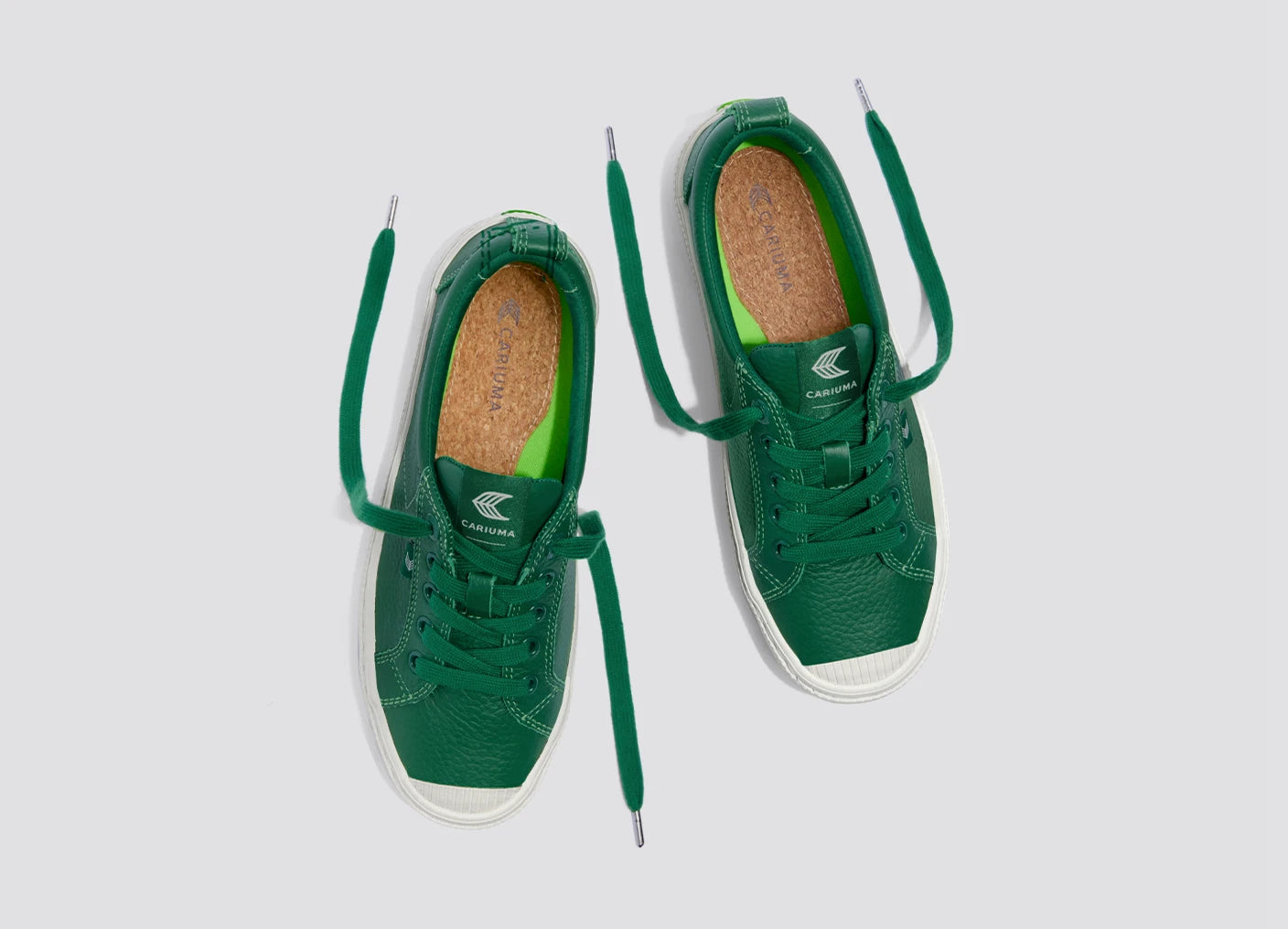 OCA Low Green Premium Leather Sneaker