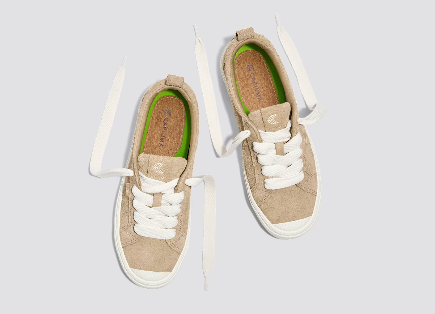 OCA Low Hairy Suede Desert Taupe