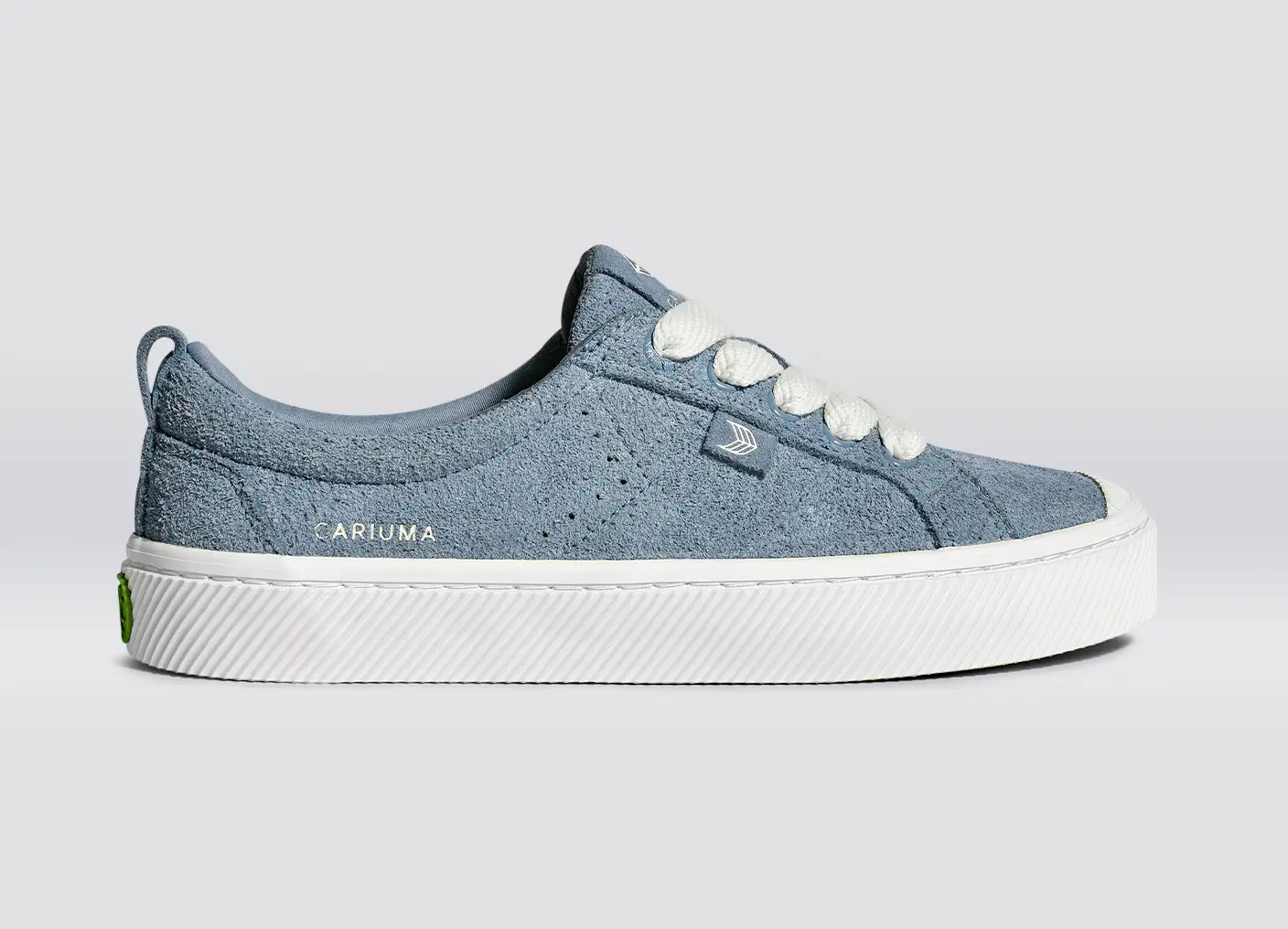 OCA Low Mountain Spring Blue Hairy Suede Sneaker