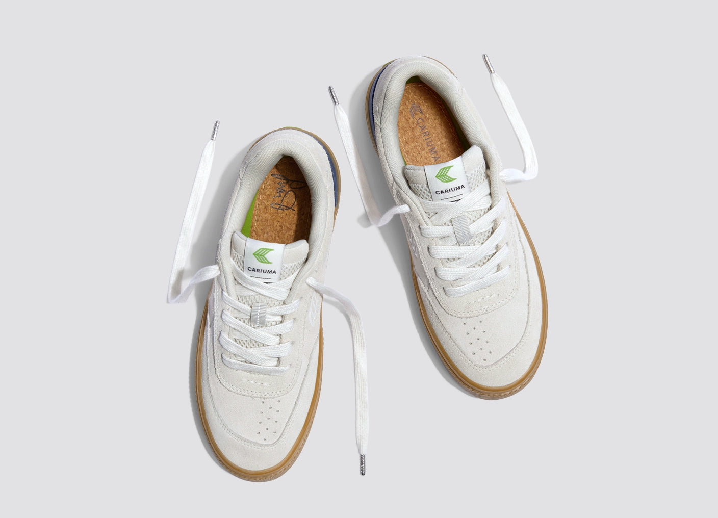 LUAN PRO Suede Smoke White