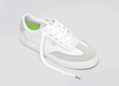 TOCA Off-White Premium Leather Smoke White Suede Sneaker