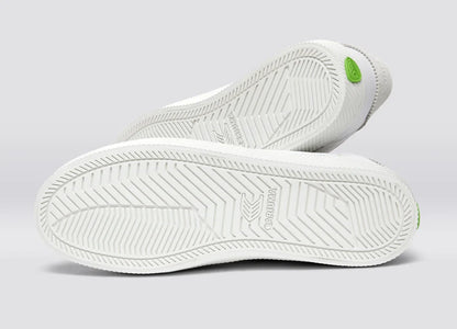 TOCA Off-White Premium Leather Smoke White Suede Sneaker
