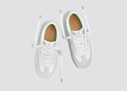 TOCA Off-White Premium Leather Smoke White Suede Sneaker