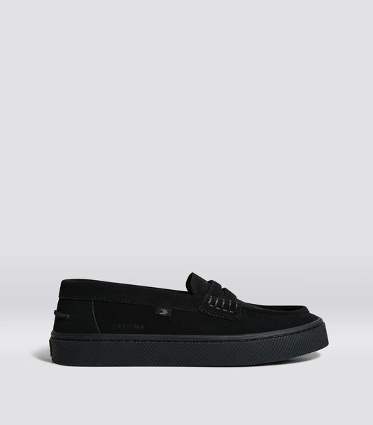 CAJU All Black Suede Loafer