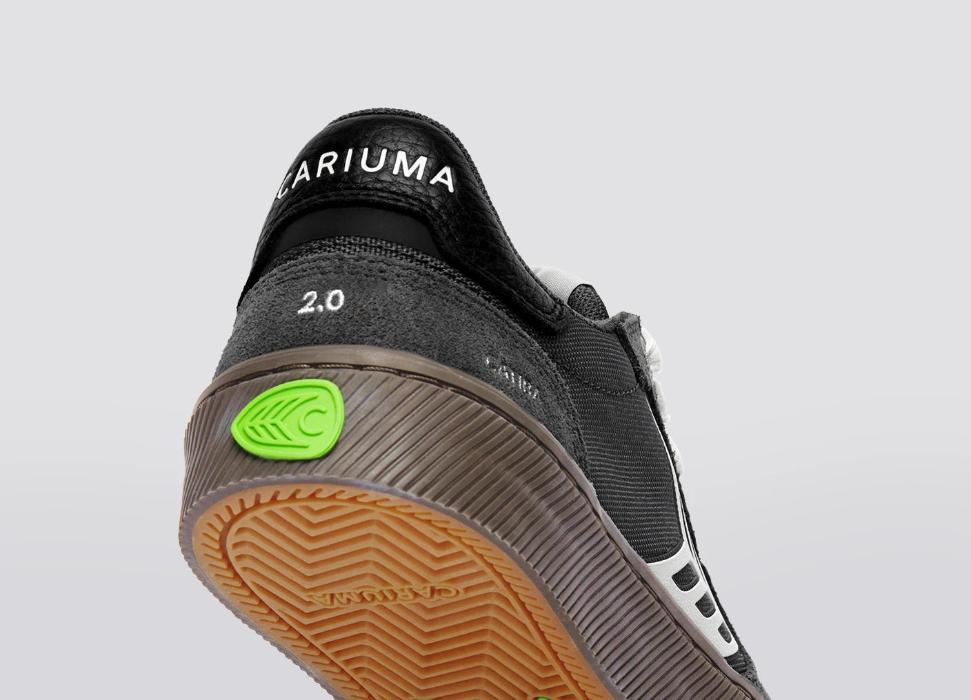 CATIBA PRO 2.0 Teak Magnet Grey Suede and Cordura Ivory Logo Sneaker