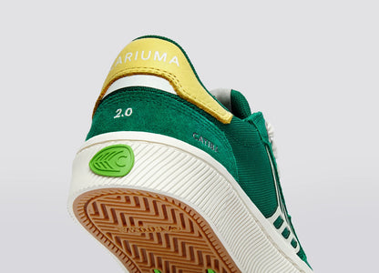 CATIBA PRO 2.0 Abundant Green Suede and Cordura Ivory Logo Lemonade Sneaker