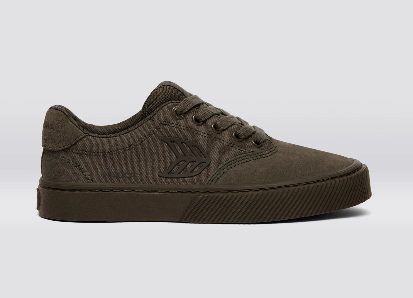 NAIOCA PRO All Teak Suede and Canvas Sneaker