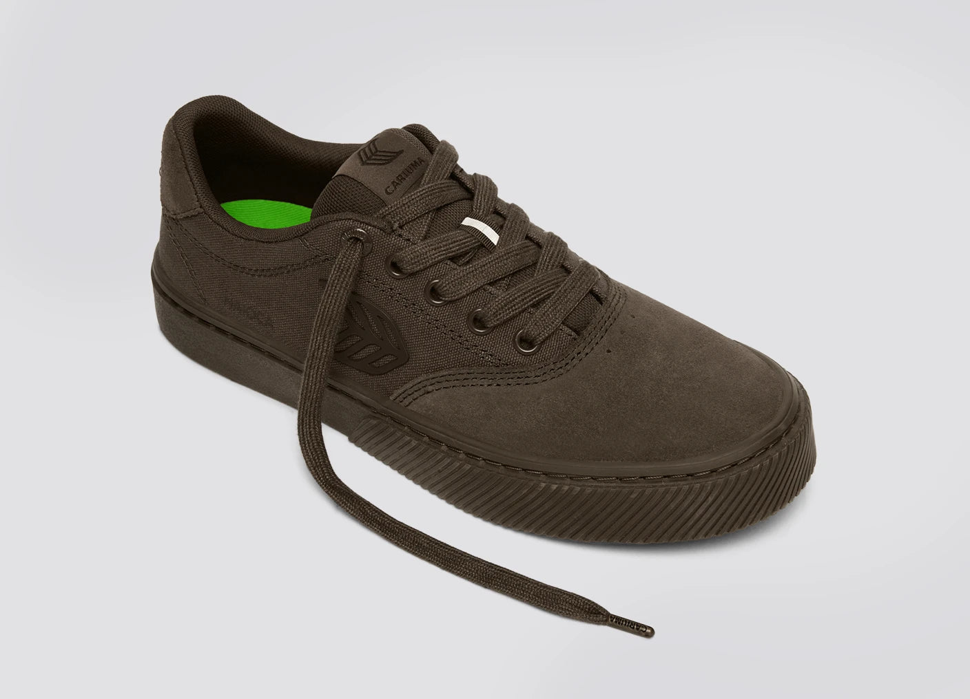 NAIOCA PRO All Teak Suede and Canvas Sneaker