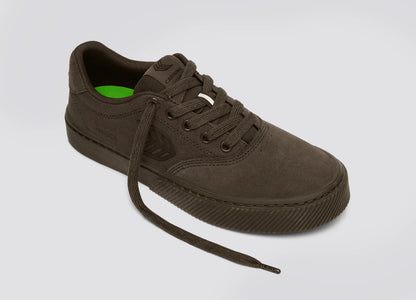 NAIOCA PRO All Teak Suede and Canvas Sneaker