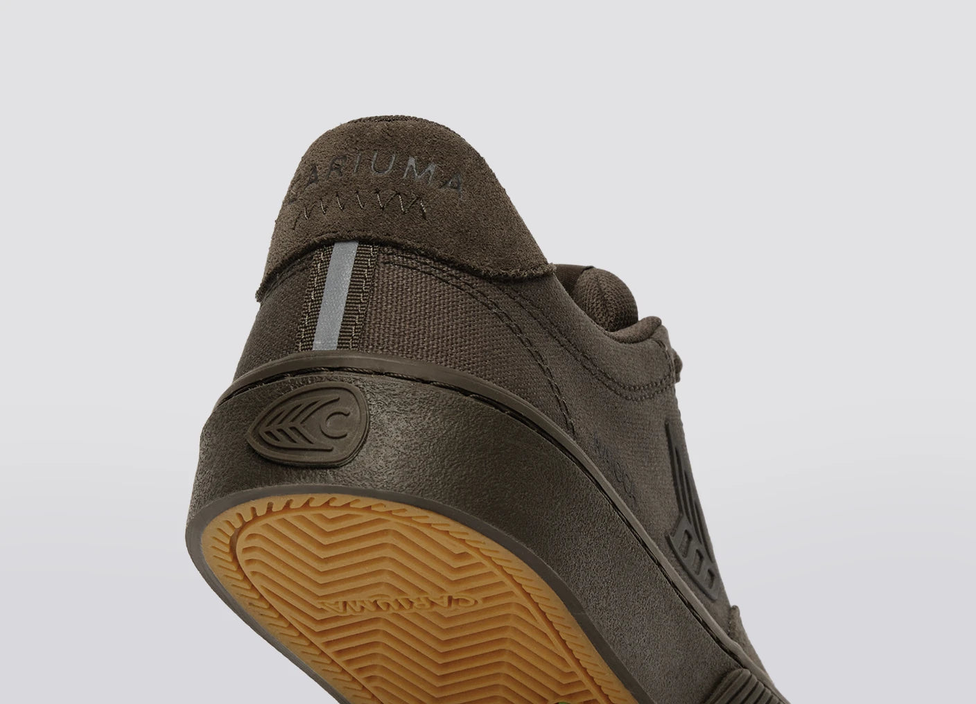 NAIOCA PRO All Teak Suede and Canvas Sneaker