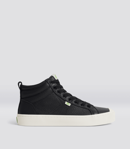 OCA High Black Premium Leather Sneaker