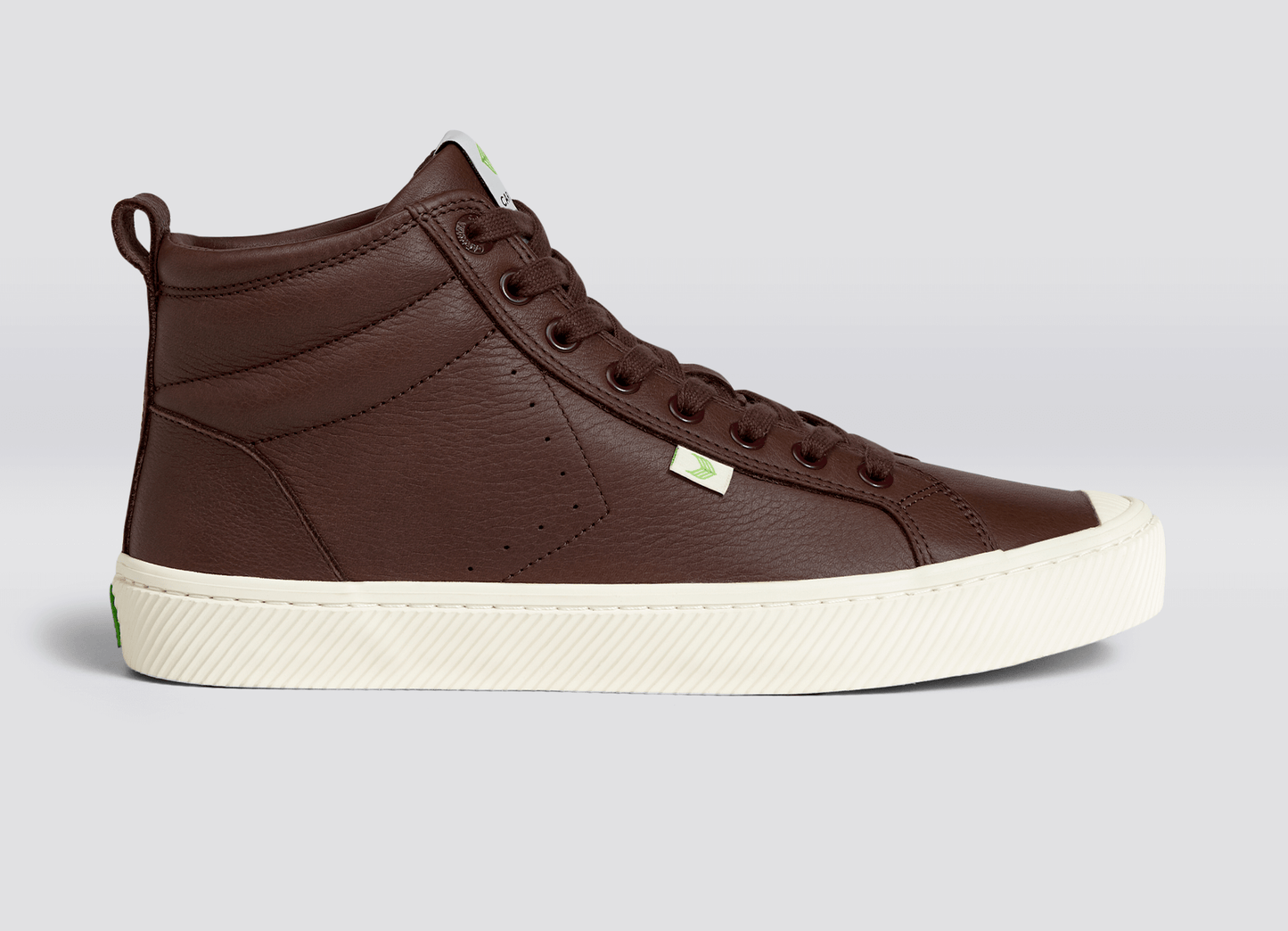 OCA High Brown Premium Leather Sneaker