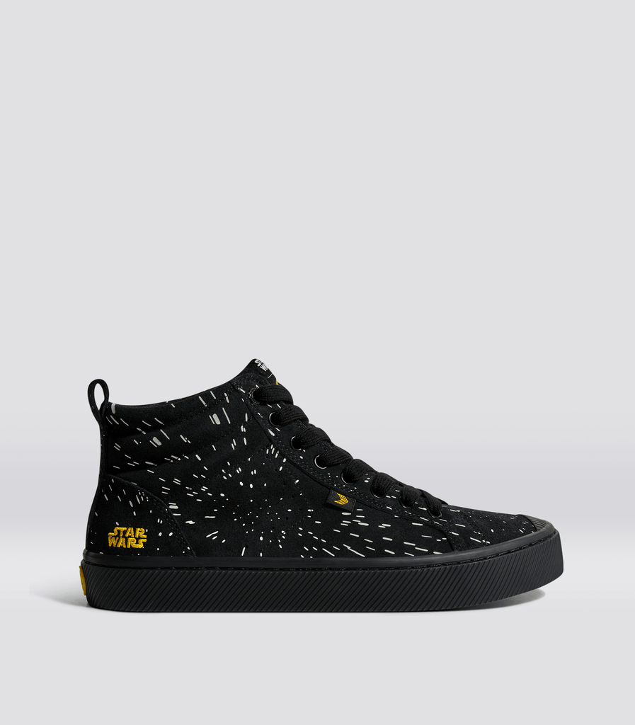 CARIUMA Oca High Star Wars Collab Light Speed All Black Suede Sneaker Men