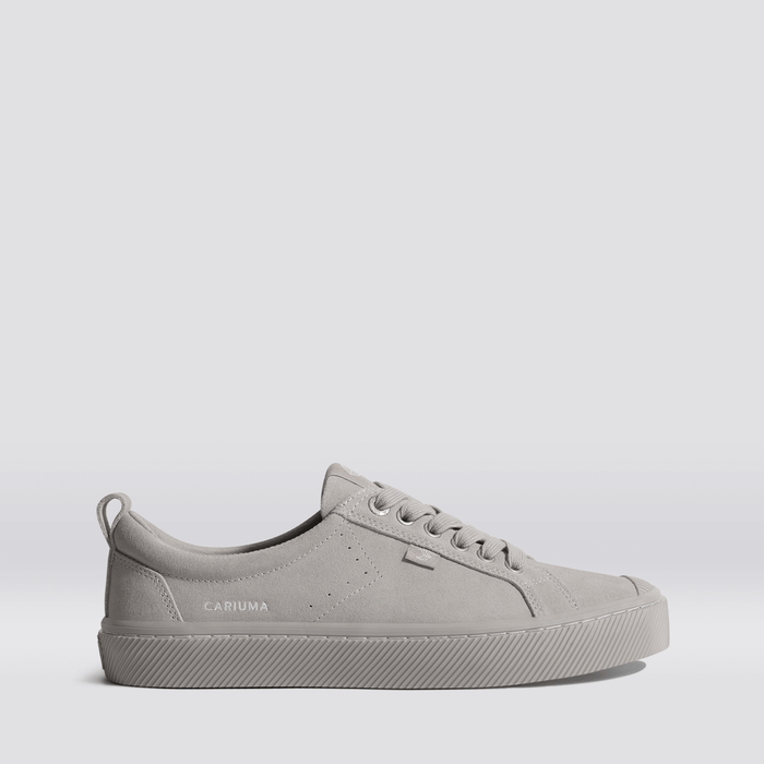 OCA Low All Light Grey Suede Sneaker