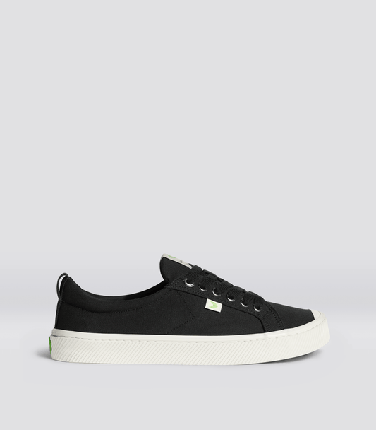 OCA Low Black Canvas Sneaker