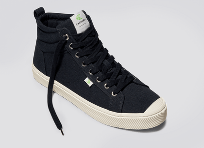 OCA High Black Canvas Sneaker