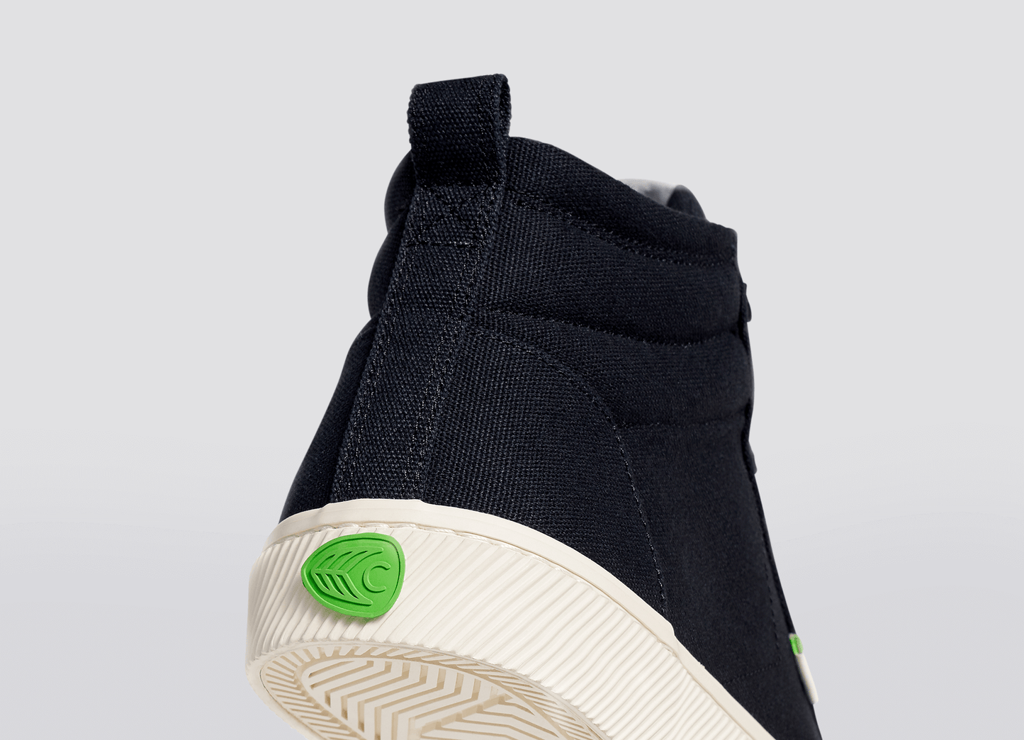 OCA High Black Canvas Sneaker