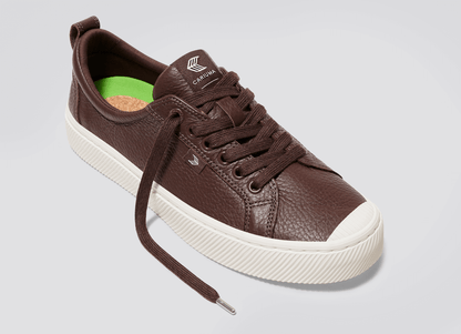 OCA Low Brown Premium Leather Sneaker