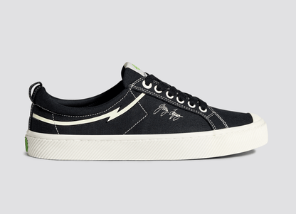 OCA Low Gerry Lopez Black Canvas Sneaker