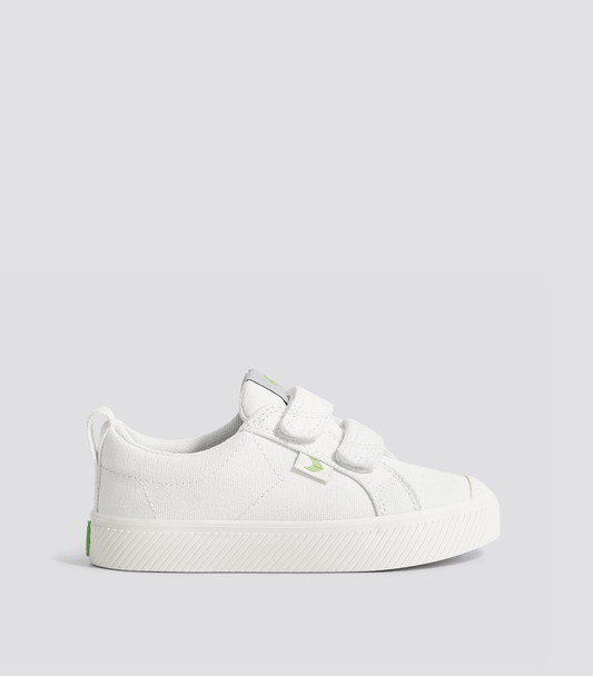 OCA Low Off-White Canvas Sneaker Kids