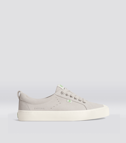 OCA Low Vintage White Suede Sneaker